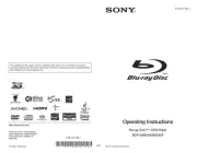 Sony BDP-S480 Blu-ray Player Owners Manual