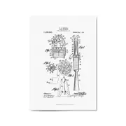 Vintage Rocket Patent Engineering Wall Art #2