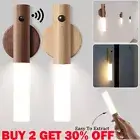 Wireless USB Rechargeable Night Light Motion Sensor LED Wall Light Magnetic Lamp