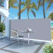 Stylish Retractable Side Awning Outdoor Privacy Screen Garden Patio Sun Shade