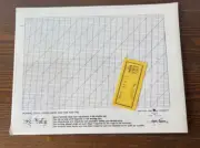 NEW A. Chapman BEE Products 1008 Formal Italic Guide Fine Nib 50 Sheets 11"x14"