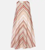 [Missoni] Missoni Zigzag knitted minidress UK 12 multicoloured