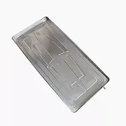 Thickened Stainless Steel Drip Tray,Ac Drip Pan,air Conditioner Drain Pan,Universal Window Air Conditioner Drain Kit,Drain Tray with Drain Hole(100 * 47 * 3cm)