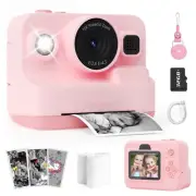 Instant Print Camera 1080P HD - Perfect Birthday Gift for Kids!