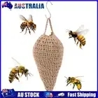 AU Crochet Wasp Nest Decoy Fake Hornet Nest Wasp Deterrent Decoy for Patio Yard