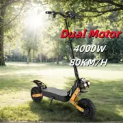 Portable Electric Scooter 4000W Off Road 80KM/H 70KM Range Foldable Adult