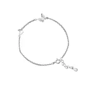 2PCS Copper Jewelry Charming Butterfly Chain Bracelet Adjustable Bangle for Women Girl Wedding Jewelry