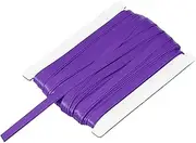 uxcell Double Fold Bias Tape for Sewing 1/3 Inch x 12 Yards Satin Pre-fold Continuous Binding Tape for Seaming Quilting Hemming Binding DIY Crafts, Purple