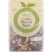 Macro Natural Raw Nuts Mix 500g