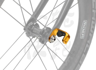 Ridea CNC Aluminum E-type Hook Folding Unit set for Mudguard -less Brompton Fork