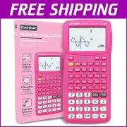 Elegant Pink Scientific Calculator with Graph Functions for Advanced Students