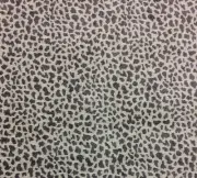 CLARENCE HOUSE SIMBA GREY ANIMAL SPOTS WOVEN ITALIAN VELVET FABRIC BY YARD 54"W