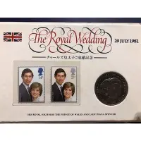 在飛比找Yahoo!奇摩拍賣優惠-英國🇬🇧硬幣-1981年「皇室婚禮💒-查理王子·黛安娜王妃」