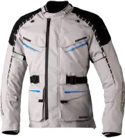 RST Pro Commander, textile jacket waterproof , color: Light Grey/Black/Blue , size: XL