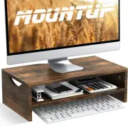 Monitor Stand Riser, 2 Tiers Laptop Computer Monitor Riser PC Screen, Imac, Desk