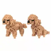 nanoblock NBC252 nanoblock-NBC-252-Dog Breed Poodle Toy, Multi