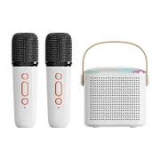 Wireless Karaoke Speaker Microphone System Bluetooth with Handheld Mic Home KTV