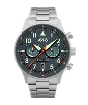AVI-8 Hawker Hurricane Carey Gutersloh Stainless Steel AV-4088-22 50M Mens Watch