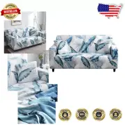 Machine Washable Stretch Sofa Cover for 3 Cushion Couch - Includes 2 Pillowcases