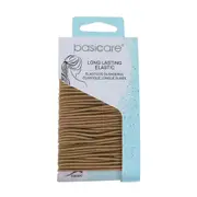 Basicare Elastic Hair Ties 48-Pack Blonde 2mm No-Snag Bands for All-Day Hold