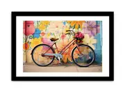 Modern Bicycle Art Framed Art Framed print Art Poster