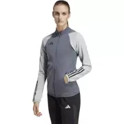 Adidas Women's Tiro 23 Competition Onix Grey Training Jacket IC4604