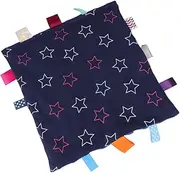 Kisangel 1Pc Soothing Towel Knitted Comforting Handkerchief for Newborns Skin Friendly Multi Purpose Blanket Present