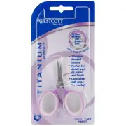 3" Titanium Bonded Straight Scissors, Assorted Colors (15150)
