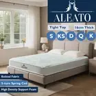 Aleato 16cm Mattress Double Queen King Single Bed Firm Spring Foam Tight Top