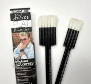 Signature Silver Flat Brush Set