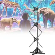 3D Hologram Fan,50CM 3D Hologram Projector Advertising Display,1X3 Video Wall for Human Size, for Business Store Signs, with WiFi & Bluetooth, App and Remote Control