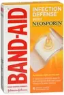 JOHNSON & JOHNSON BANDAID ANTIBIOTIC EXTRA LARGE 8CT
