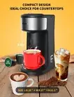 Single Serve Coffee Maker Brewer 2 In One Dual K Cup Capsule & Ground