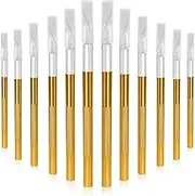 Coufce 15 Packs Craft Hobby Knife Stainless Steel Exacto Knives Gold Precision Cutter Carving Knife for Scrapbooking, Stencil, Fondant, kraft (with Safety Cap)