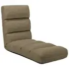 Portable Lazy Chair Sofa Folding Sleeper Reclining Lounger Bed Seat Faux Leather