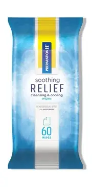 Preparation H Soothing Relief Cleansing & Cooling Wipes, Aloe and Witch Hazel Wi