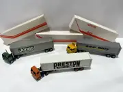 3 Winross Trucks with box. Jones, Preston, Lee Way