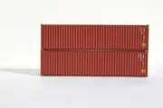 JTC Model Trains 405005 N CP Ships 40' High Cube Containers with Magnetic System