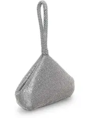 [Morgan & Taylor] Marisol Top Handle Bag in Silver