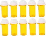 Beavorty Travel Mini Pill Boxes Airtight Pill Bottle Storage Box for Medication Lab Portable Case