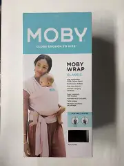 MOBY WRAP CLASSIC Color ROSE QUARTZ Size 8-33 lbs/3.6-15 Kg