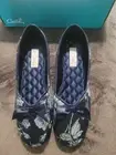 New Ladies Grosby Navy Vera Slippers Size 10
