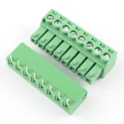 10Pcs 3.5mm Pitch 8 Pin Way Right Angle Screw Terminal Block Pluggable Connector