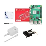 Vemico Raspberry Pi 5 Kit 8GB RAM with 5V DC Active Cooler, 27W 5.1V5A PD Typ...
