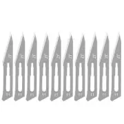 50Pcs Carbon Steel Sterilr Surgical Dental Scalpel Blades #11 Blade Autoclavable