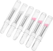 Healeved Natural Lash Curling Eyeliner Brush Set Pcs Silicone Makeup Brushes Wide Angled for Defined Eyebrows Travel Size