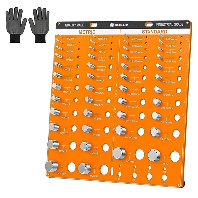 54 Nut and Bolt Thread Checker, Bolt Size and Thread Gauge 22 Standard & 24 Metr