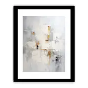 White Knife Art Abstract Framed Art Framed print Art Poster