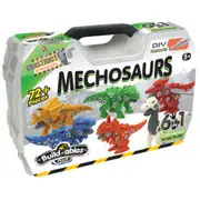 72pc Construct IT 6in1 Mechasurus Kids/Children DIY Building Toy Pack 5y+
