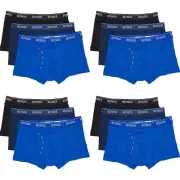 12x Bonds Guyfront Trunks Mens Briefs Boxer Black Blue Underwear Bulk MY963A